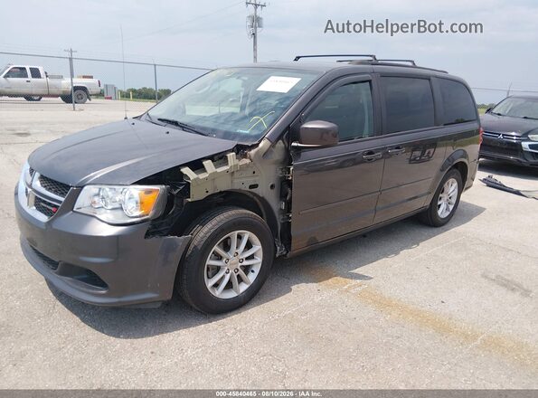 2C4RDGCG2GR351733 2016 DODGE GRAND CARAVAN Серый Передняя левая четверть