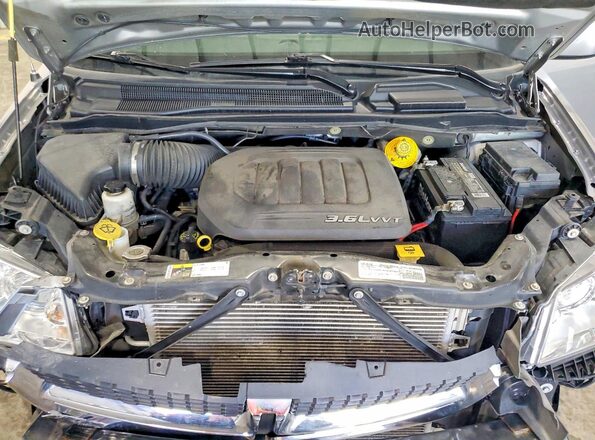 2C4RDGCG2GR373537 2016 DODGE GRAND Серебряный Вид подкапотного пространства