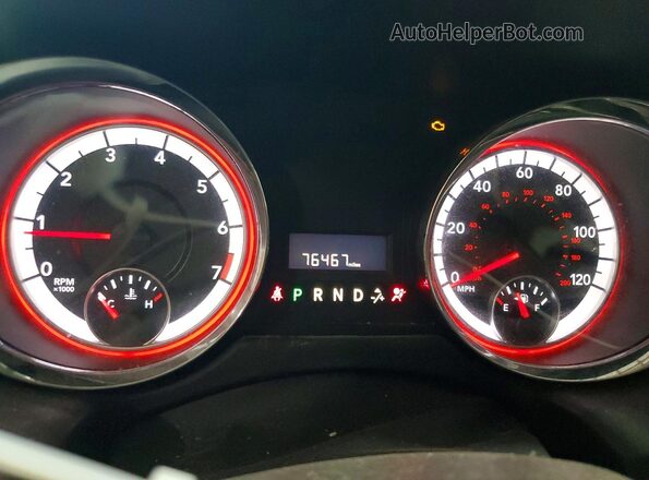2C4RDGCG2GR373537 2016 DODGE GRAND Серебряный Вид щитка приборов