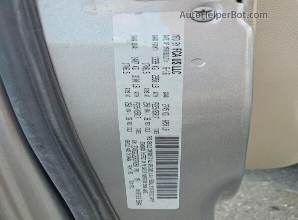 2C4RDGCG2GR374350 2016 DODGE GRAND Silver 