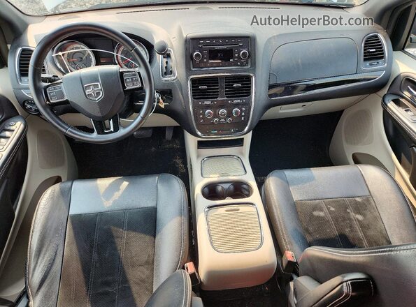 2C4RDGCG2HR600226 2017 DODGE GRAND White Widok deski rozdzielczej