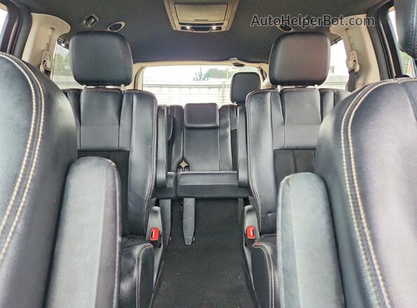 2C4RDGCG2HR611937 2017 DODGE GRAND Gray უკანა სავარძლების ხედი