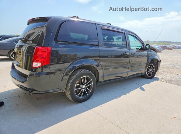 2C4RDGCG2HR724996 2017 DODGE GRAND Black Tył prawy