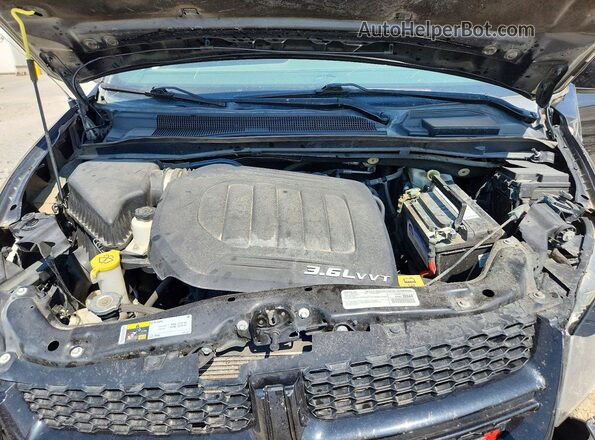 2C4RDGCG2HR724996 2017 DODGE GRAND Black Widok komory silnika