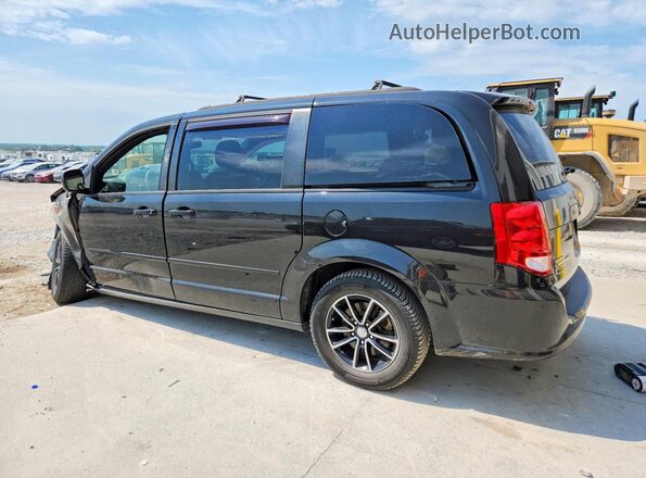 2C4RDGCG2HR724996 2017 DODGE GRAND Black Tył lewy