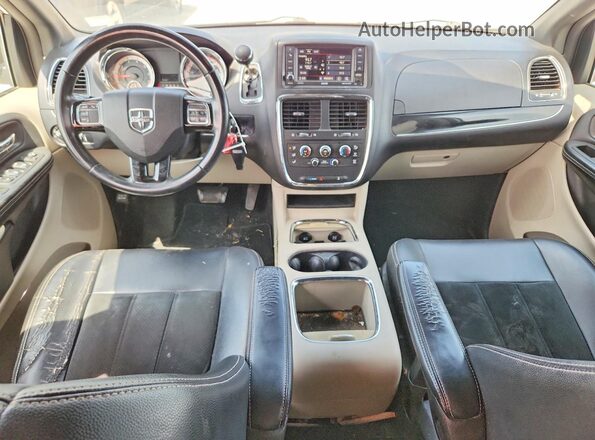 2C4RDGCG2HR735884 2017 DODGE GRAND White Առջևի վահանակի տեսք