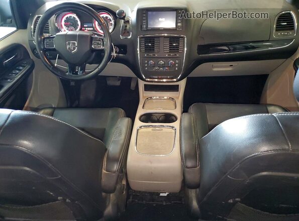 2C4RDGCG2HR842322 2017 DODGE GRAND Gray Widok deski rozdzielczej