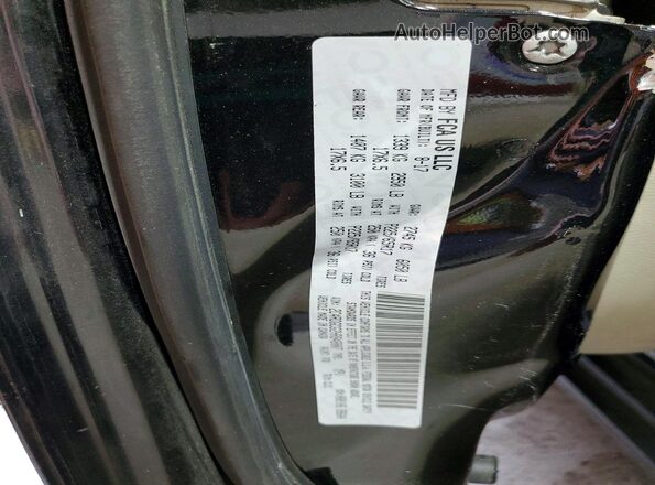 2C4RDGCG2HR848007 2017 DODGE GRAND Black Vista de la etiqueta del VIN