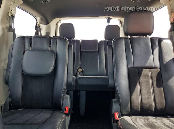 2C4RDGCG2HR848167 2017 DODGE GRAND Gray უკანა სავარძლების ხედი