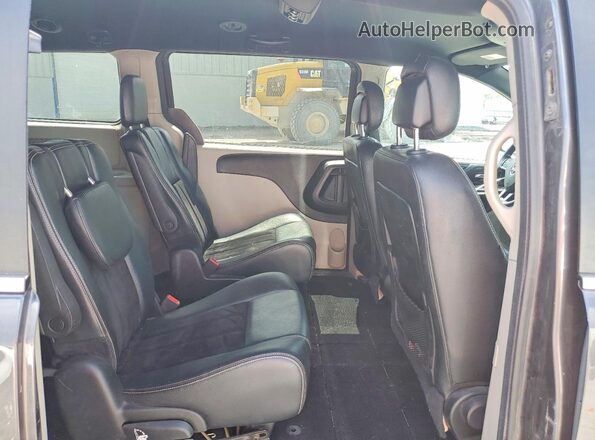 2C4RDGCG2HR848167 2017 DODGE GRAND Gray უკანა სალონის ხედი