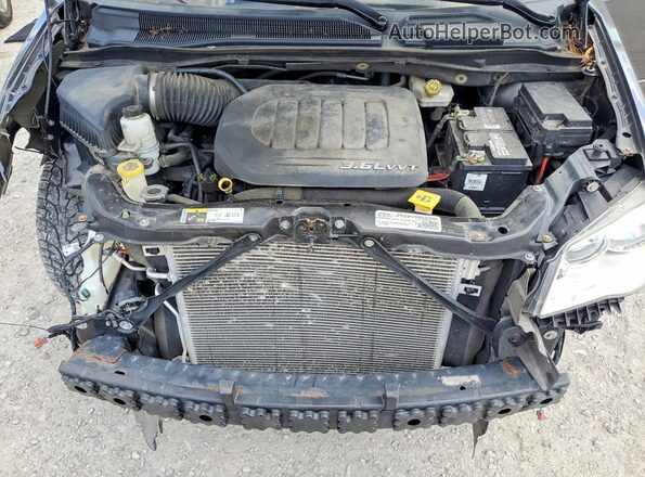 2C4RDGCG2HR848167 2017 DODGE GRAND Gray ძრავის განყოფილების ხედი