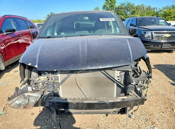 2C4RDGCG2HR856348 2017 DODGE GRAND Black წინა ხედი