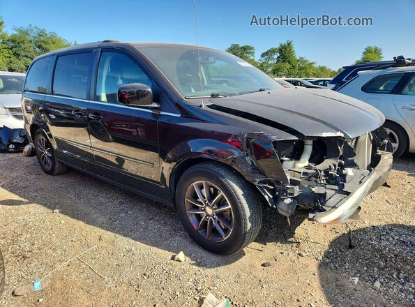 2C4RDGCG2HR856348 2017 DODGE GRAND Black წინა მარჯვენა