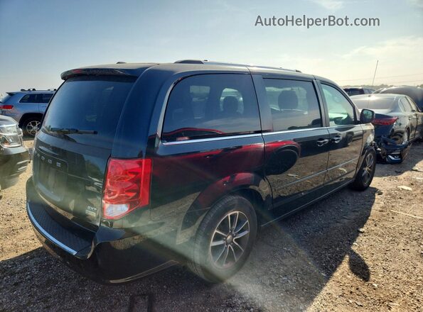 2C4RDGCG2HR856348 2017 DODGE GRAND Black უკანა მარჯვენა