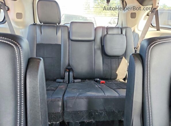 2C4RDGCG2HR856348 2017 DODGE GRAND Black უკანა სავარძლების ხედი