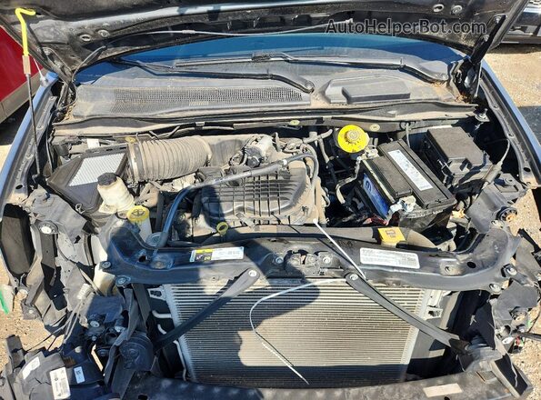 2C4RDGCG2HR856348 2017 DODGE GRAND Black ძრავის განყოფილების ხედი