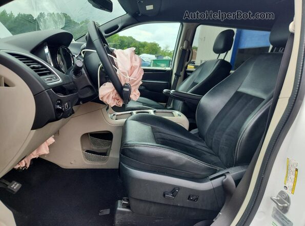 2C4RDGCG2HR864854 2017 DODGE GRAND White Widok wnętrza z przodu
