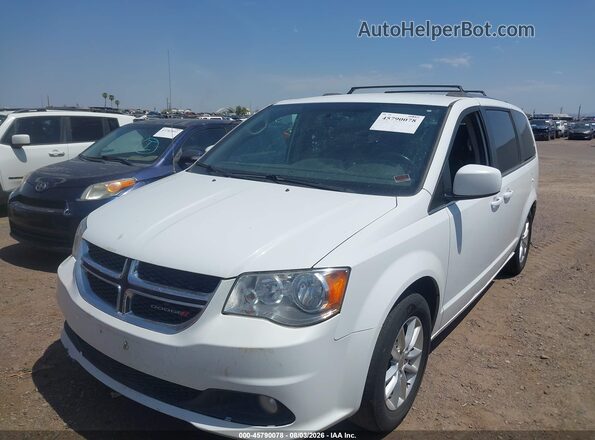 2C4RDGCG2JR266866 2018 DODGE GRAND CARAVAN White Vista tres cuartos delantera izquierda