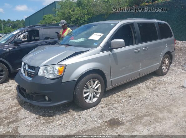 2C4RDGCG2KR513823 2019 DODGE GRAND CARAVAN Gray Առջևի ձախ երեք քառորդ տեսարան