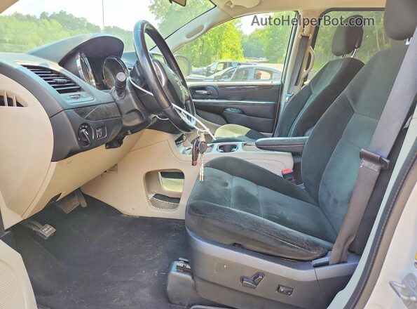 2C4RDGCG3GR234274 2016 DODGE GRAND Белый Вид салона спереди
