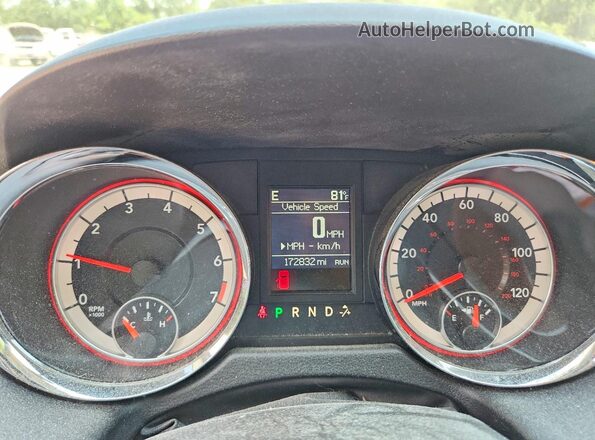 2C4RDGCG3GR234274 2016 DODGE GRAND Белый Вид щитка приборов