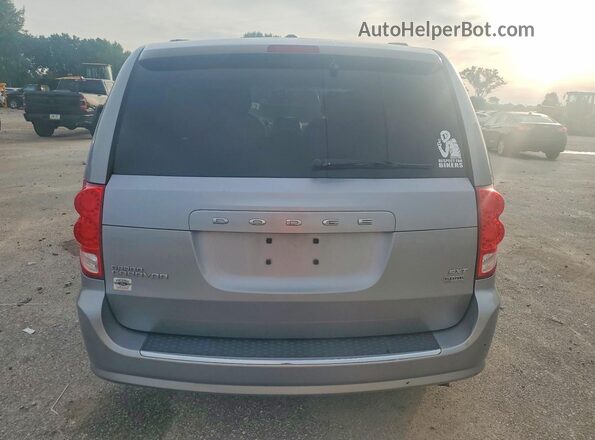 2C4RDGCG3GR235019 2016 DODGE GRAND Silver Вид ззаду