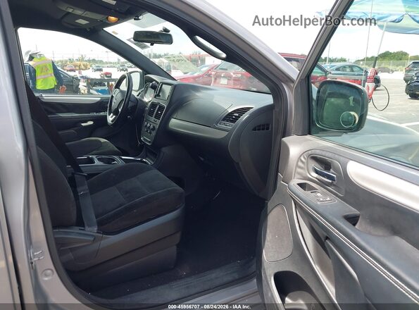 2C4RDGCG3GR372848 2016 DODGE GRAND CARAVAN Silver Вид салону спереду