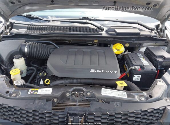 2C4RDGCG3GR372848 2016 DODGE GRAND CARAVAN Silver Вид ззаду