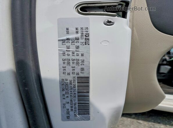 2C4RDGCG3HR716535 2017 DODGE GRAND White Սալոնի 360 աստիճան տեսք