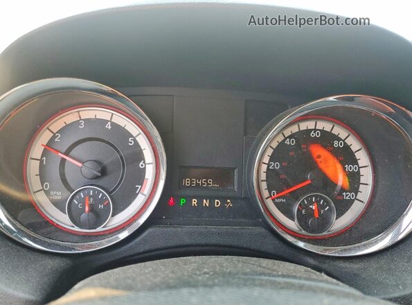 2C4RDGCG3HR735957 2017 DODGE GRAND Белый Вид щитка приборов