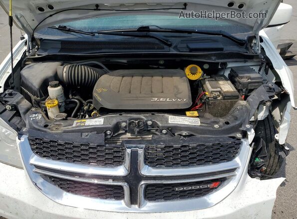 2C4RDGCG3HR749647 2017 DODGE GRAND Белый Вид задней части салона