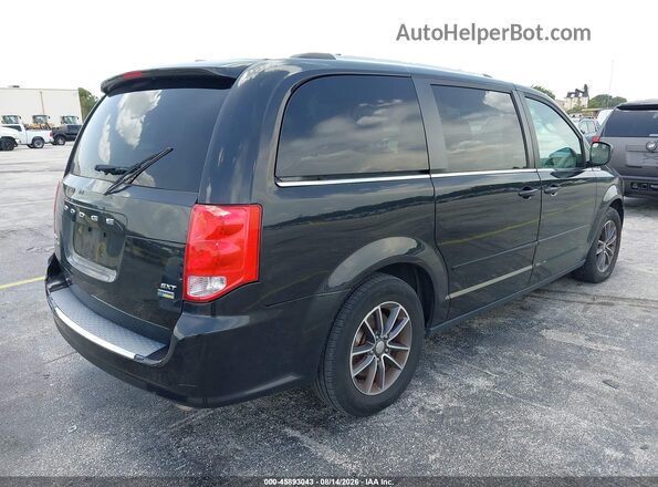 2C4RDGCG3HR790022 2017 DODGE GRAND CARAVAN Черный Задняя правая четверть