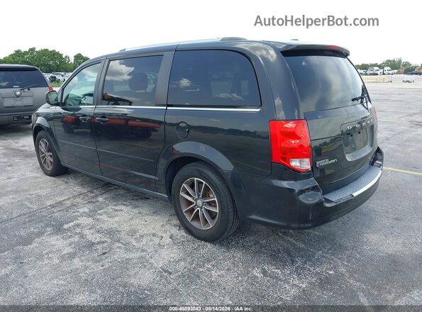 2C4RDGCG3HR790022 2017 DODGE GRAND CARAVAN Черный Задняя левая четверть