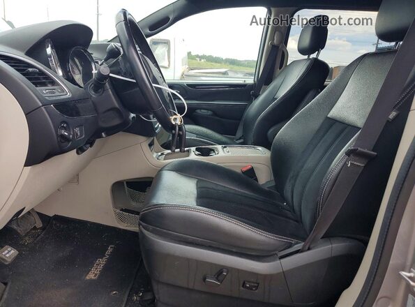 2C4RDGCG3HR841860 2017 DODGE GRAND Gray Widok wnętrza z przodu