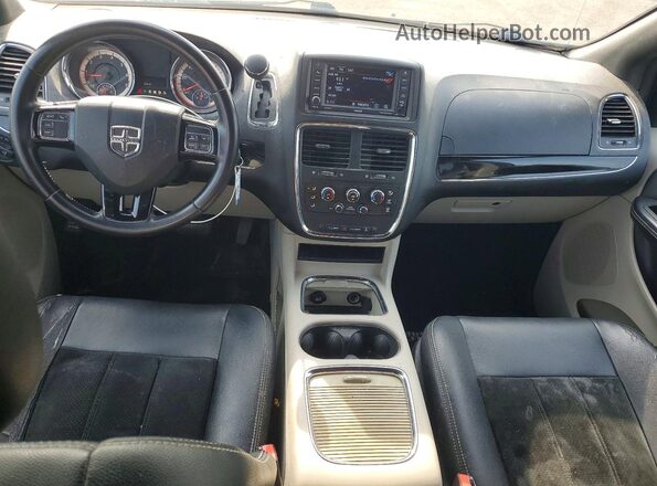 2C4RDGCG3JR134988 2018 DODGE GRAND Бордовый Вид панели приборов