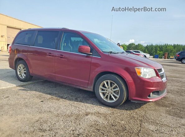 2C4RDGCG3JR134988 2018 DODGE GRAND Бордовый Передняя правая четверть
