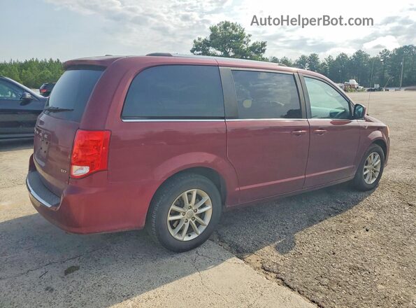 2C4RDGCG3JR134988 2018 DODGE GRAND Бордовый Задняя правая четверть