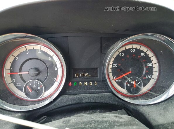 2C4RDGCG3JR134988 2018 DODGE GRAND Бордовый Вид щитка приборов
