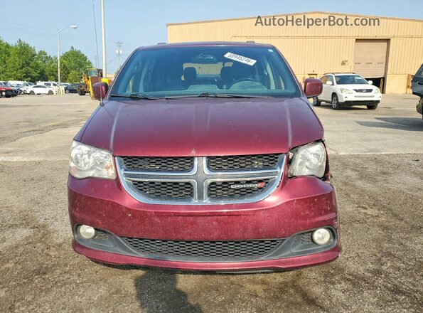 2C4RDGCG3JR134988 2018 DODGE GRAND Бордовый Вид спереди