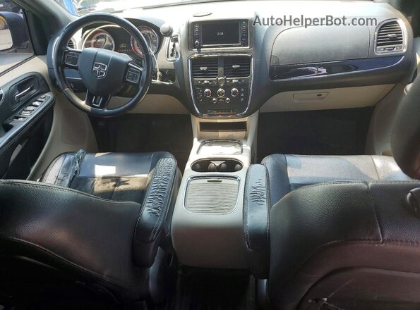 2C4RDGCG3JR265614 2018 DODGE GRAND Silver Widok deski rozdzielczej