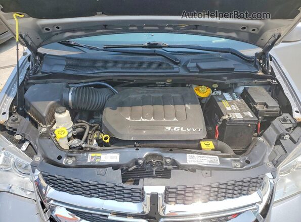 2C4RDGCG3JR265614 2018 DODGE GRAND Silver Widok komory silnika