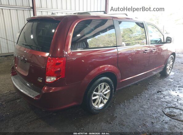 2C4RDGCG3JR266911 2018 DODGE GRAND CARAVAN Burgundy Trasero derecho