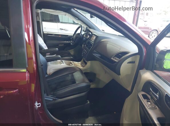2C4RDGCG3JR266911 2018 DODGE GRAND CARAVAN Burgundy Vista interior delantera