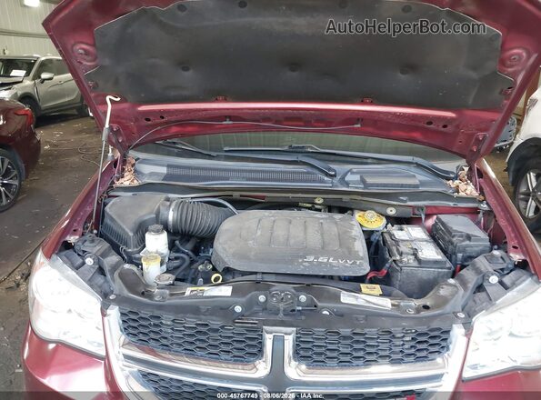 2C4RDGCG3JR266911 2018 DODGE GRAND CARAVAN Burgundy Vista trasera
