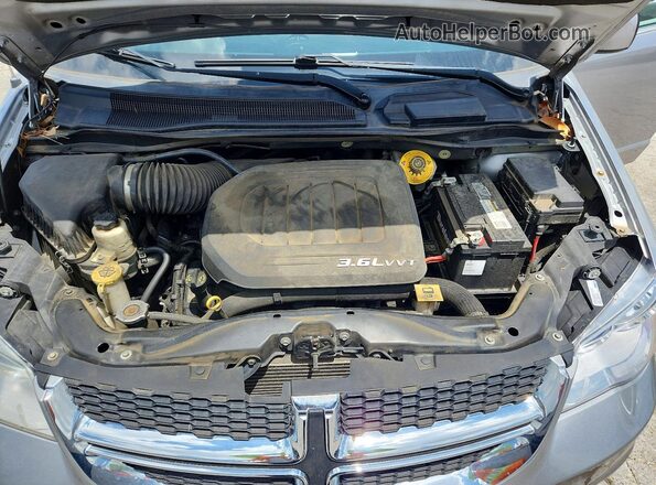 2C4RDGCG3JR298550 2018 DODGE GRAND Серебряный Вид подкапотного пространства