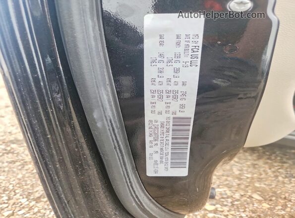 2C4RDGCG3KR765306 2019 DODGE GRAND Black VIN կոդի պիտակի տեսք