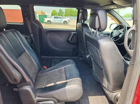 2C4RDGCG3KR767654 2019 DODGE GRAND Burgundy Vista interior trasera