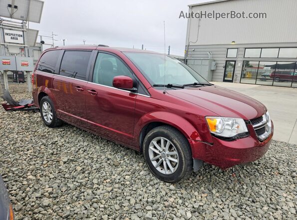 2C4RDGCG3LR254020 2020 DODGE GRAND Burgundy წინა მარჯვენა