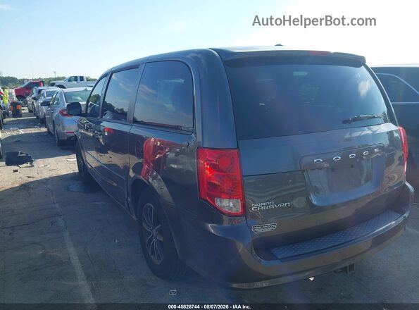 2C4RDGCG4GR316546 2016 DODGE GRAND CARAVAN Black Tył lewy