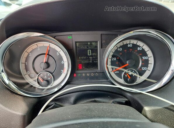 2C4RDGCG4GR317972 2016 DODGE GRAND Silver ხელსაწყოთა პანელის ხედი